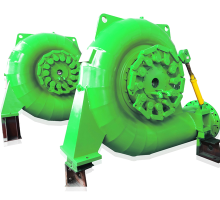 Power Water Turbine Generator dengan 220V-690V Nominal Voltage Brushless Excitation Mode untuk Indoor/Outdoor