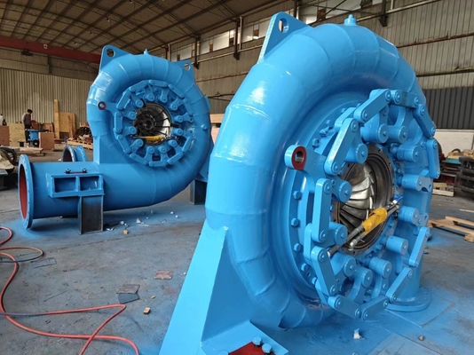 Kapasitas Generator Turbin Hidro 450-1000rpm 50Hz/60Hz Frekuensi 200kW-20MW Output