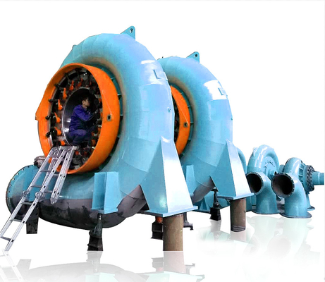 Generator hidroturbin baja dan stainless steel yang disesuaikan untuk kapasitas 200kw-20mw