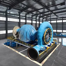 Generator Turbin Air Tanpa Sikat yang Disesuaikan dengan Kontrol Otomatis untuk Instalasi Vertikal