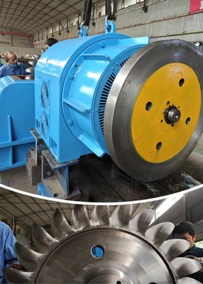 Air Dingin 100kw-10mw Turbin Pelton Digunakan Untuk Air Kepala Tinggi Dengan Kualitas Tinggi