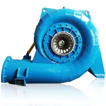 50Hz/60Hz stainless steel Francis Water Turbine Generator untuk 20M-300M kepala air