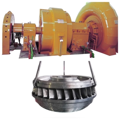 Precision Francis Turbine Generator Stainless Steel Runner Material Dan Frekuensi 50Hz/ 60HZ