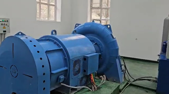 Kualitas baik Turbin Hidro Produsen Generator khusus untuk kepala air 20m-200m pembangkit listrik
