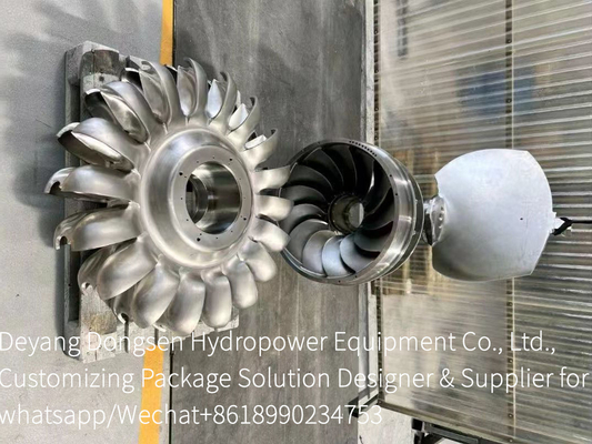 Turbin Hidro baja tahan karat untuk produksi energi yang tahan lama