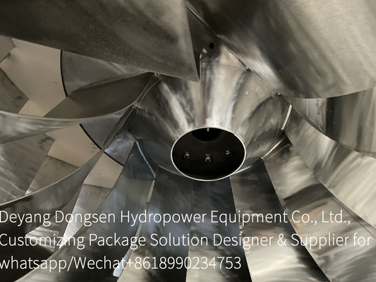 Diameter Runner 0,5 10 meter Turbin tenaga air baja tahan karat untuk produksi energi yang ramah lingkungan dan berkelanjutan