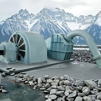 Generator Turbin Air Pelton Kepala Tinggi yang disesuaikan dengan Sistem Perlindungan Kontrol Cerdas