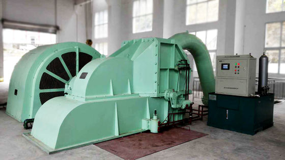 5 tahun pemeliharaan Pelton Turbine Generator 1MW-10MW Listrik Tenaga Air