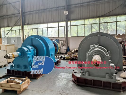 150RPM hingga 1000RPM Range Speed Francis Turbine Generator dirancang untuk umur panjang 30 sampai 50 tahun di pembangkit listrik tenaga air