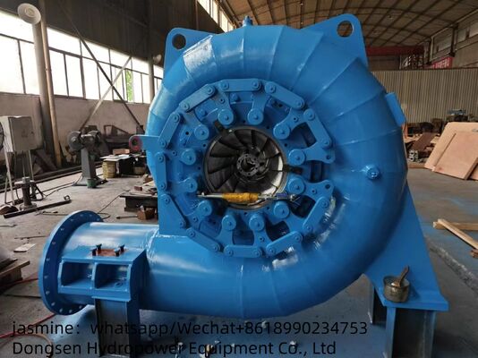 Kecepatan Nominal 450-1000RPM Francis Turbine Generator Featuring Gate Valves Dirancang untuk Operasi Pembangkit Listrik Tenaga Air yang Stabil