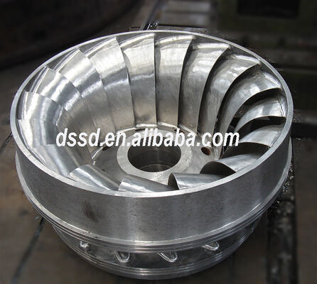 Inlet Diameter 0,5 sampai 5 Meter Turbin Hidro Runner dalam pola tata letak horisontal atau vertikal Ideal untuk sistem tenaga air