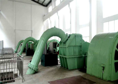 0.5 MW-20MW Power Output Pelton Turbine Generator dengan instalasi horisontal dan sistem eksitasi statis