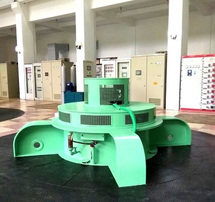 Sistem Kontrol Manual atau Otomatis Vertikal Kaplan Hydro Turbine Generator dengan Diameter Runner 1-10 Meter