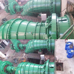 Rumah Dan Pembangkit Listrik 50kw ~ 20mw Mini Tubular Turbin Generator Generator Hidro Kecil