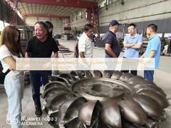 Runner Turbin Hidro Daya Terukur 1-100 MW dengan Tekanan Masuk 10 MPa dan Material Baja Tahan Karat