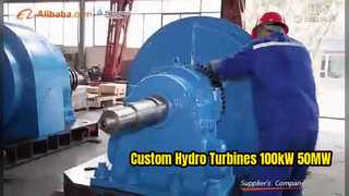 Solusi Turbin Pembangkit Listrik Tenaga Air Kustom 100kW hingga 50MW