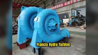 Generator Turbin Francis Hydro 300kW 20MW