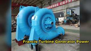 Generator Turbin Francis Daya 1,27-1,977 M3s