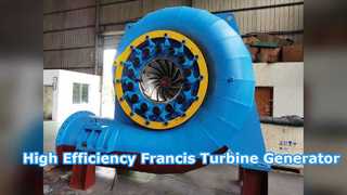 Generator Turbin Francis Efisiensi Tinggi untuk Pembangkit Listrik Tenaga Air