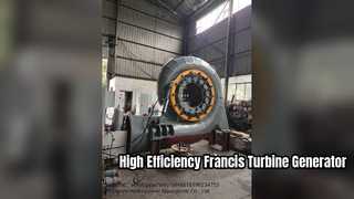 Generator Turbin Francis Efisiensi Tinggi 300KW hingga 20MW