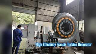 Generator Turbin Francis Efisiensi Tinggi 300KW hingga 20MW