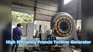 Generator Turbin Francis Efisiensi Tinggi 300KW hingga 20MW