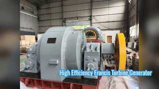 Generator Turbin Francis Efisiensi Tinggi untuk Pembangkit Listrik Tenaga Air