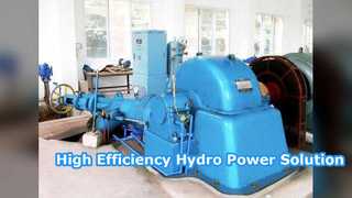 Generator Turbin Turgo yang Efisien untuk Pembangkit Listrik Tenaga Air