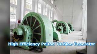 Generator Turbin Pelton Kepala Tinggi untuk Pembangkit Listrik Tenaga Air yang Efisien