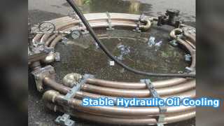 Pendingin Oli Hidraulik 10-500 CSt OEM Kanan